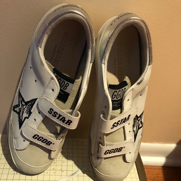 GOLDEN GOOSE Old School Superstar Sneakers BRAND NEW - Picture 6 of 14